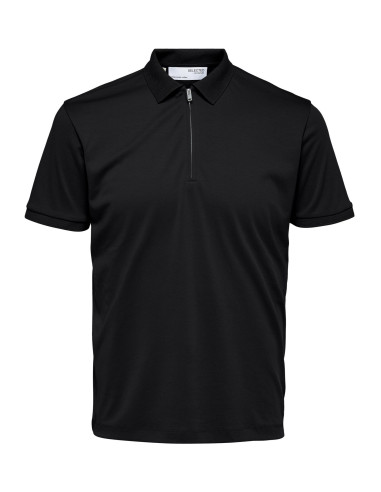 SLHFAVE ZIP SS POLO B SLHFAVE ZIP SS POLO B
