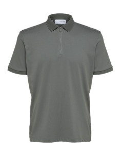 SLHFAVE ZIP SS POLO B