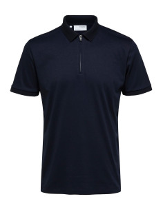 SLHFAVE ZIP SS POLO B