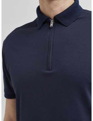 SLHFAVE ZIP SS POLO B SLHFAVE ZIP SS POLO B