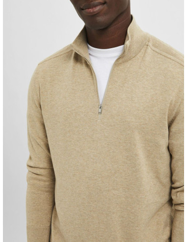 SLHBERG HALF ZIP CARDIGAN B NOOS SLHBERG HALF ZIP CARDIGAN B NOOS