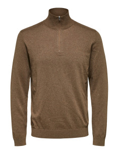 SLHBERG HALF ZIP CARDIGAN B...