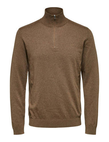 SLHBERG HALF ZIP CARDIGAN B NOOS