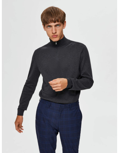 SLHBERG HALF ZIP CARDIGAN B NOOS SLHBERG HALF ZIP CARDIGAN B NOOS