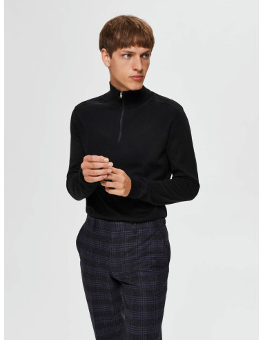 SLHBERG HALF ZIP CARDIGAN B NOOS SLHBERG HALF ZIP CARDIGAN B NOOS