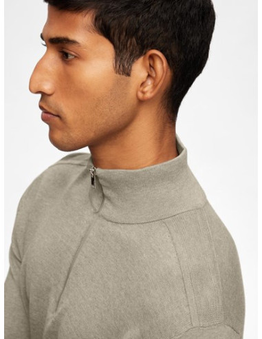 SLHBERG HALF ZIP CARDIGAN SLHBERG HALF ZIP CARDIGAN