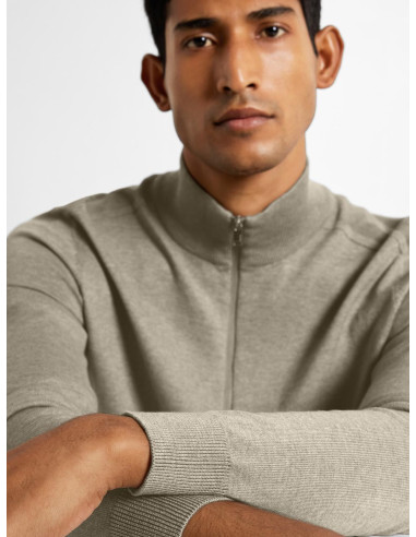 SLHBERG HALF ZIP CARDIGAN SLHBERG HALF ZIP CARDIGAN